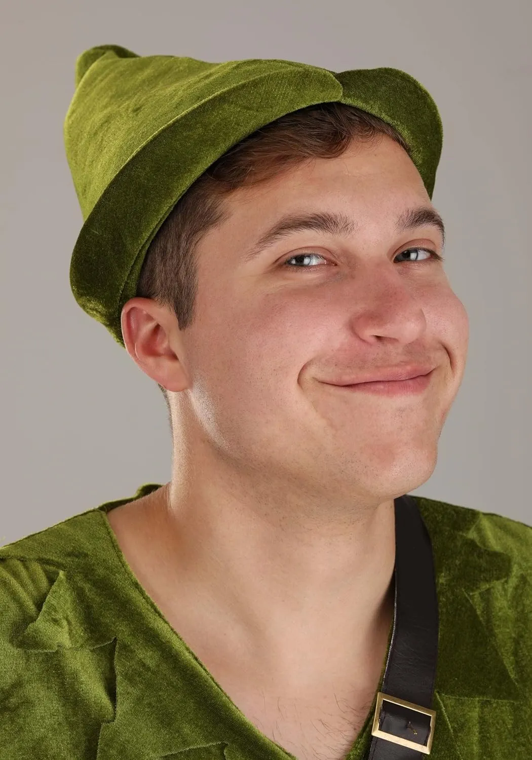 Adult Classic Peter Pan Costume Mens, Fantasy Neverland Lost Boy Green Halloween Outfit