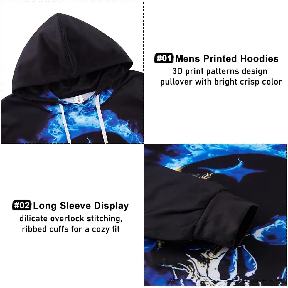 Ahegao Unisex Novelty Hoodies for Men 3D Printed Graphics Fleece Pockets Pullover Sweatshirts Christmas Halloween