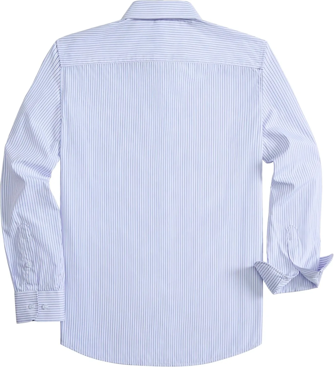 Alimens & Gentle Men's Striped Dress Shirt Button Down Regular Fit Shirts Casual Business Transitional Weather