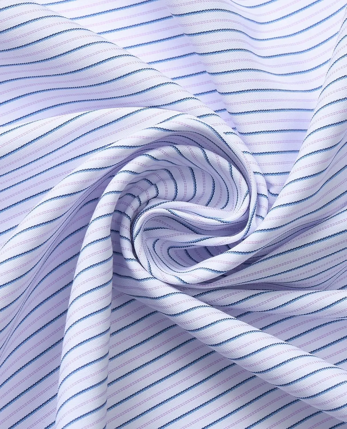 Alimens & Gentle Men's Striped Dress Shirt Button Down Regular Fit Shirts Casual Business Transitional Weather