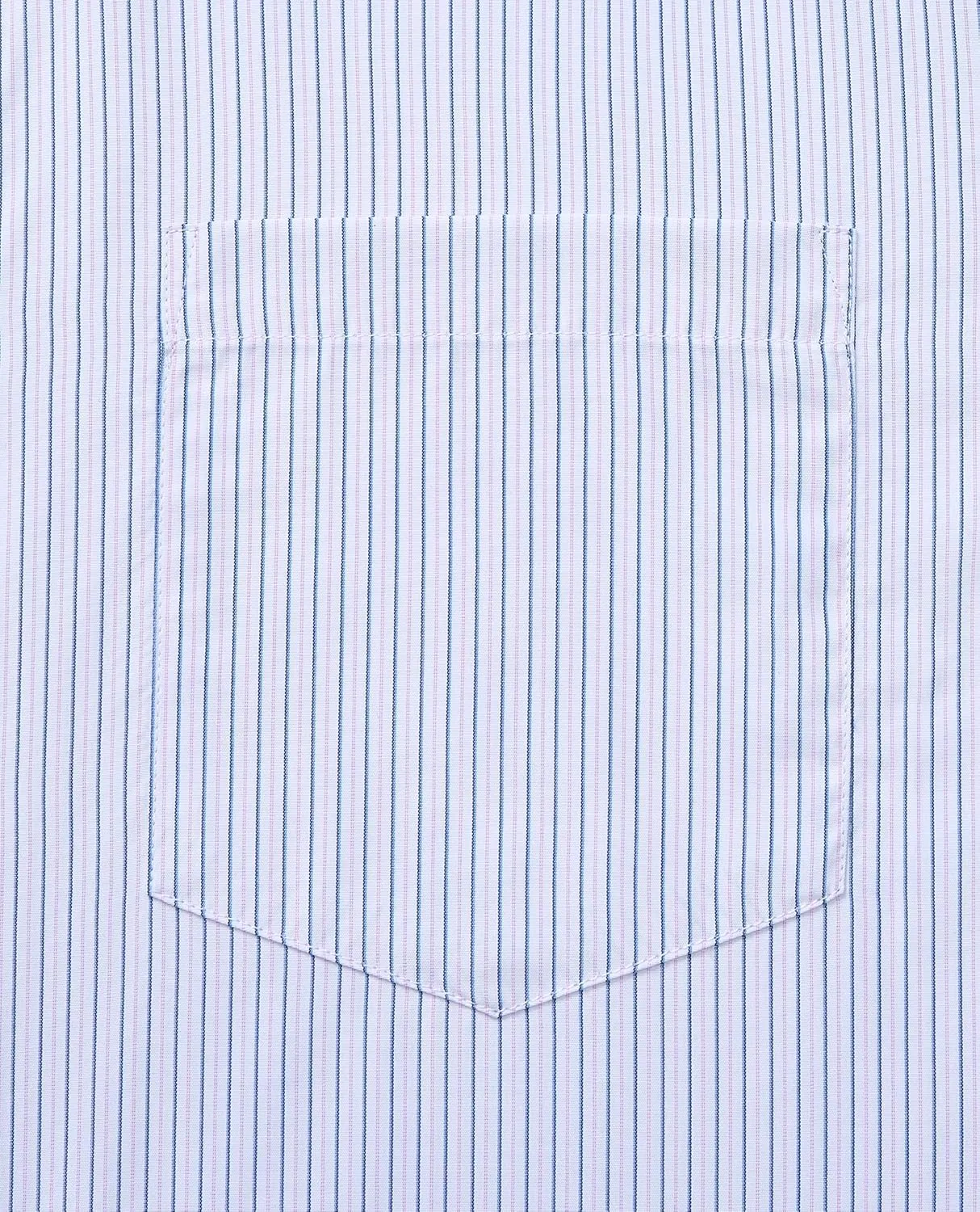 Alimens & Gentle Men's Striped Dress Shirt Button Down Regular Fit Shirts Casual Business Transitional Weather
