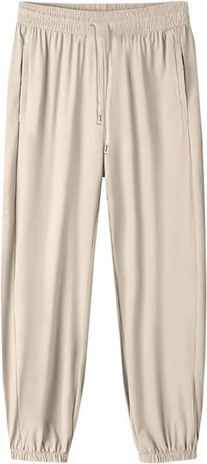 GOFULY Beeswan Pants for Women Stretch Plus Size Quick Drying Pants Drawstring Casual Beeswan Pant Straight with Pockets