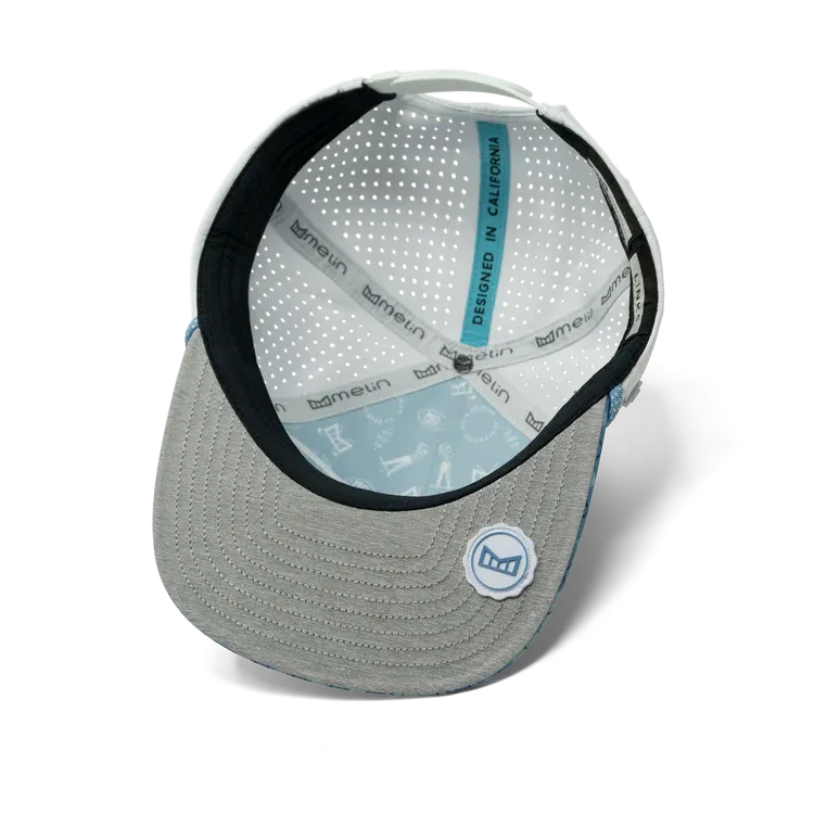 MELIN OCORONADO LINKS HYDRO - BLUE ARGYLE - CLASSIC FIT