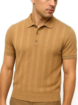 Men's 100% Cotton Slim Fit Polo Shirt  Lightweight Breathable Short Sleeve Tee for Summer, Blue/Beige/Gray/Navy
